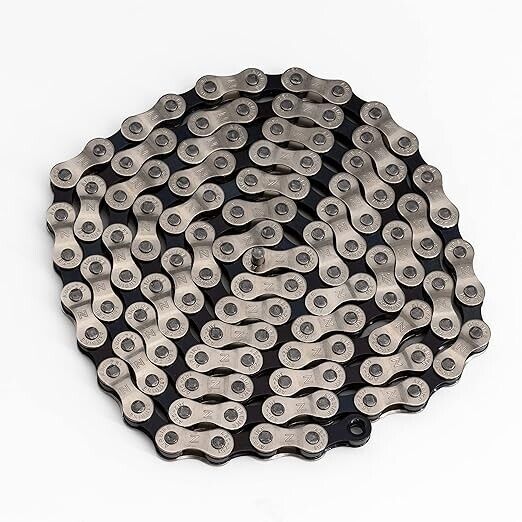 Air Bike - 6 7 8 Bicycle Speed Chain, 116 Links Silver Upgrade for Shimano IG51/