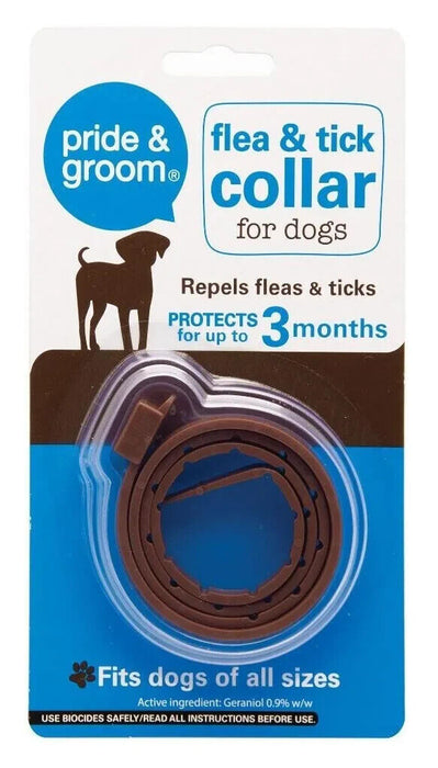 2x Dog Flea & Tick Collar | Flea Lasts 3 Months Protection | Fits All Size Dogs.