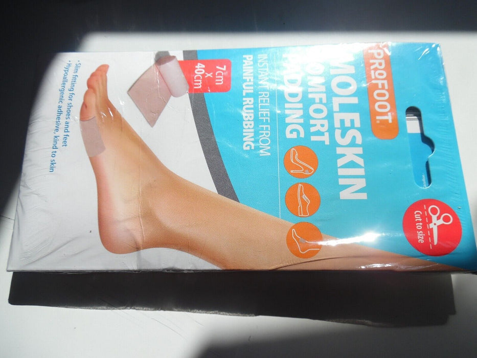 Profoot Moleskin Comfort Padding Sheet Instantly Relief Rubbing & Pain 7cmX40cm