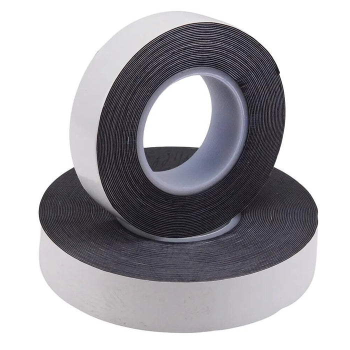 Black Self Amalgamating Tape 19mm Waterproof Insulating Sealing Repair 5m 2 pack