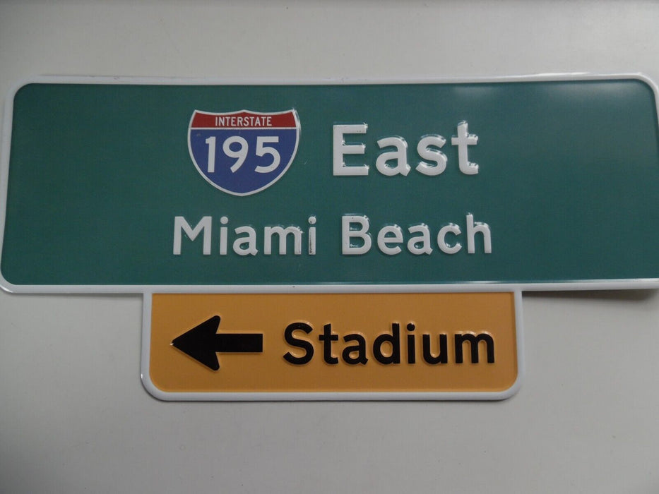 east miami beach mancave sign 9" x 4.5"