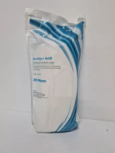 Steriwipe+ refill Disinfectant Hard Surface Cleaning Wipes 200 Wipes Exp. 2021