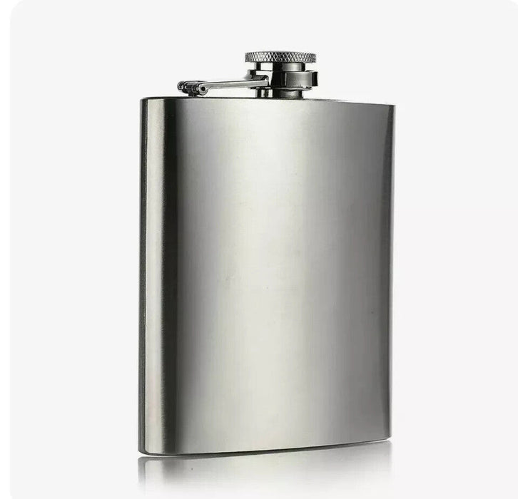 Hip Flask 8oZ Stainless Steel Whisky Alcohol Drink Pocket Gift Wine BottleVodka