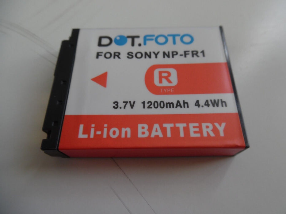 np-fr1 battery for Sony Cybershot 1200mAh