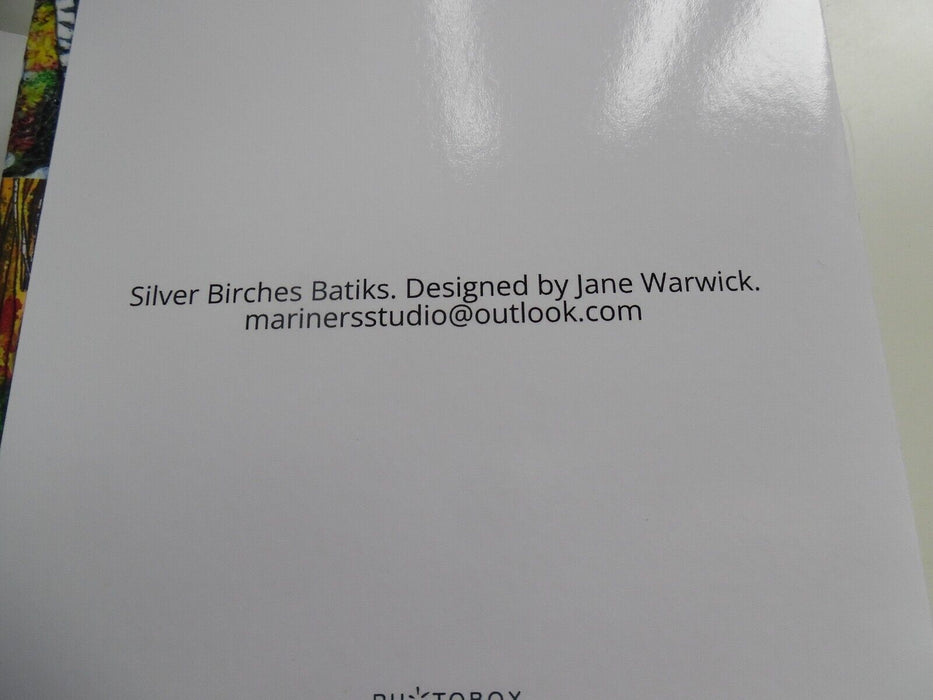 Silver Birches Batiks Designed by jane warwick 10 blank cards