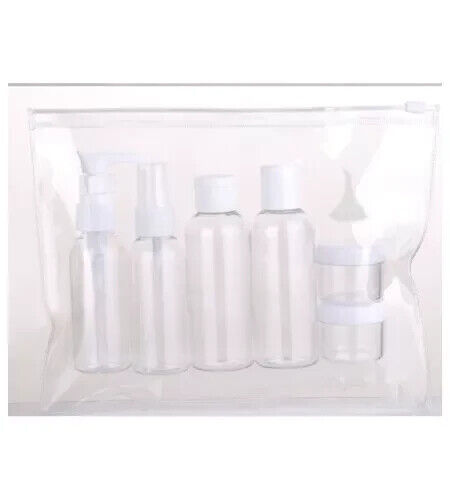 Travel Clear Bottle Spray 4/5/6 Piece Airport Security Approved Holiday Set