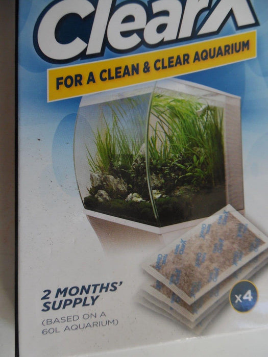 Fluval Clear X Filter Media Insert Controls Aquarium Algae Growth 3+1 Pack Tank