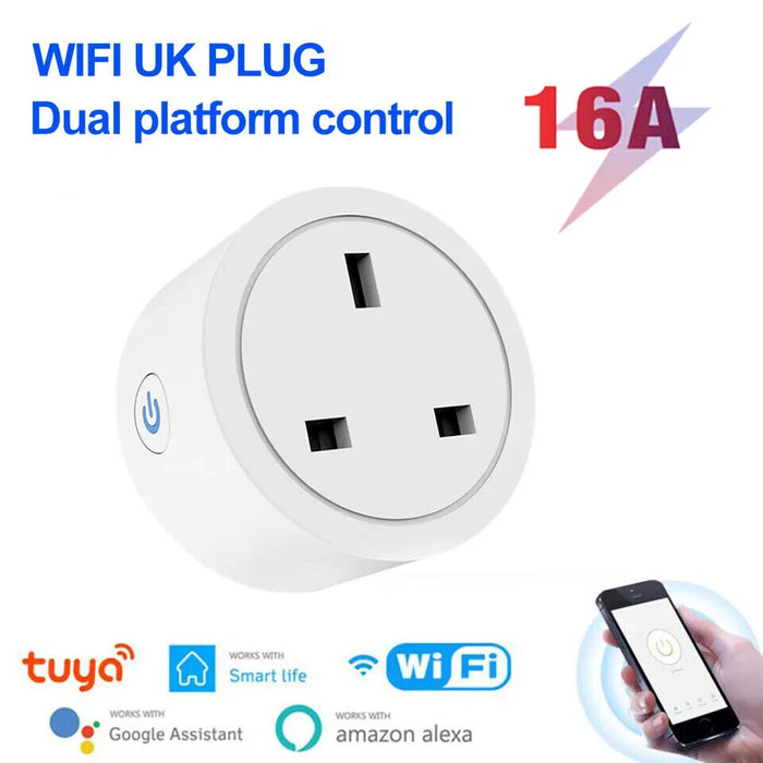 WIFI Dual Smart Plug Works with Alexa For HomeKit Cozylife Siri Google Home