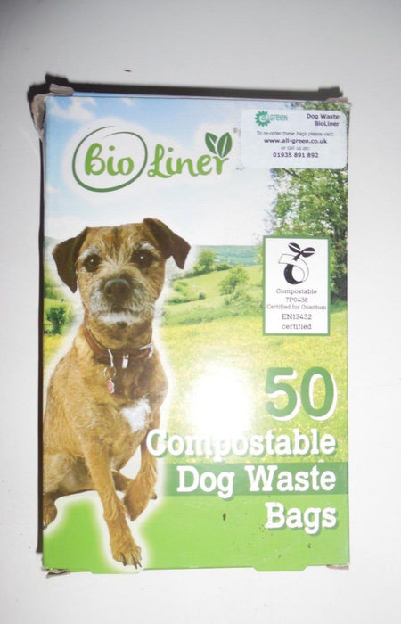 bio liner 50 compostable dog waste bags