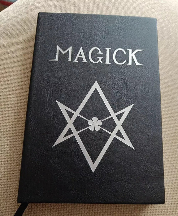 Magick A5 Journal Ceremonial  Hard backed journal black notebook