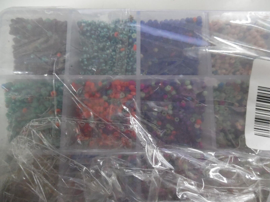 BNWT CRYSTAL TEC Multicoloured Seed Jewellery Making Kit