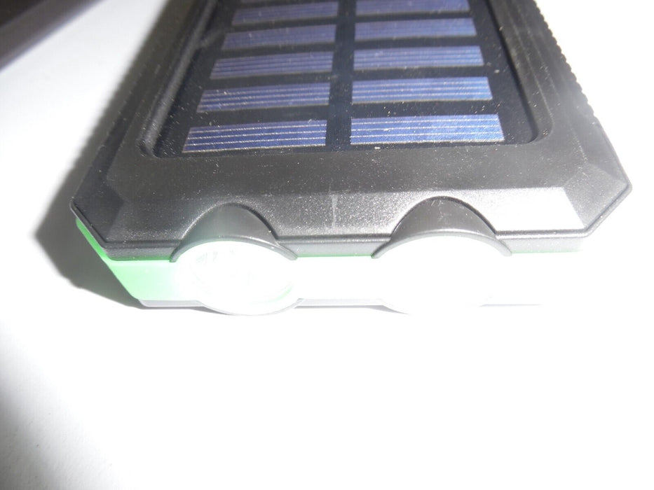 10000mAh solar Powerbank with torch function dual usb