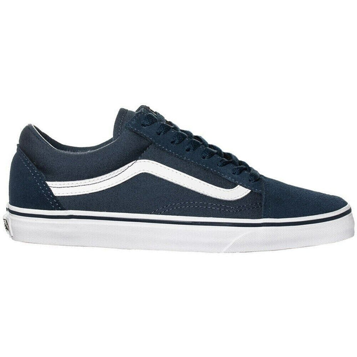 Vans 'Old Skool' Suede - Blue & White Trainers UK 8