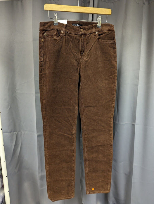 7ForAllMankind ROXANNE CORDUROY Trousers - Brown uk 30