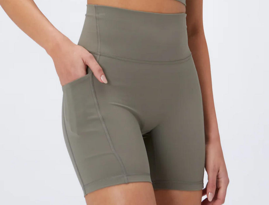 Adanola Ultimate Pocket Crop Shorts - Olive Green