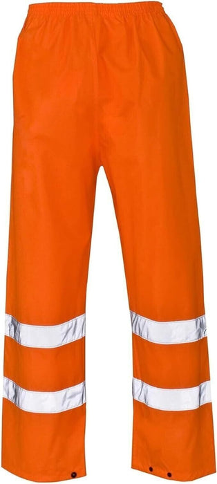 Siopor Mens Hi Vis Waterproof Rain Over Trousers High Visibility  Pants