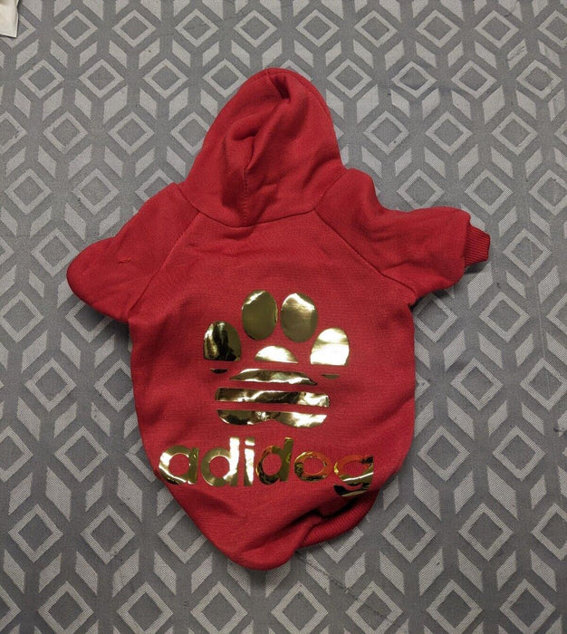 Adidog Hoodie Red