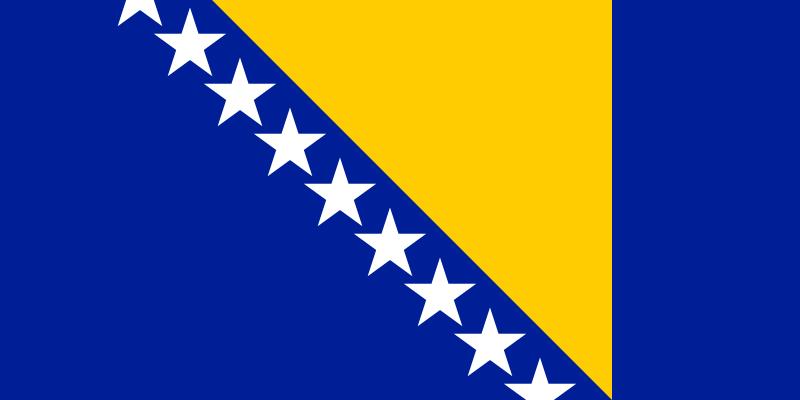 BOSNIA AND HERZEGOVINA FLAG (150cm X 90cm)