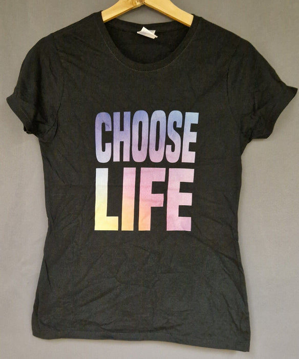 Choose Life Multi Coloured T-Shirt - Womens XLarge