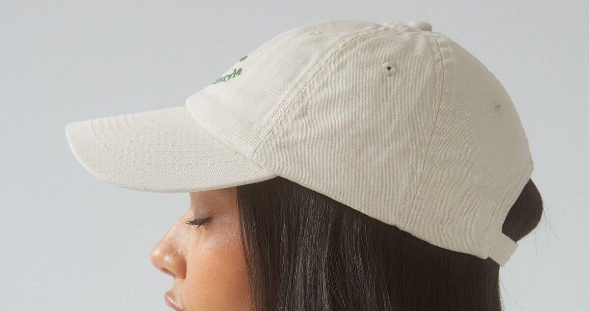 Adanola Varsity Cap - Cream/Green One Size