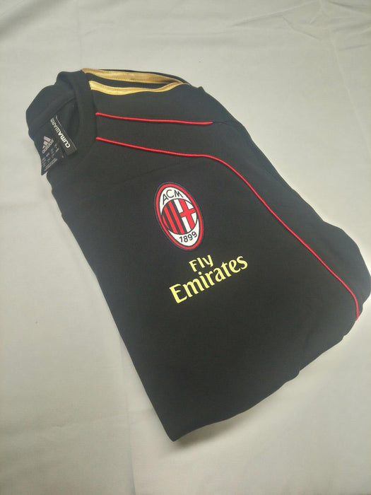 AC Milan Adidas Football Black Jumper UK38/40