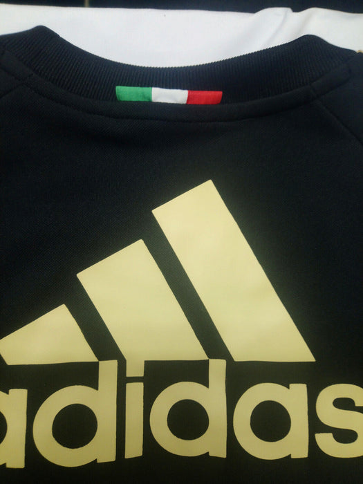 AC Milan Adidas Football Black Jumper UK38/40