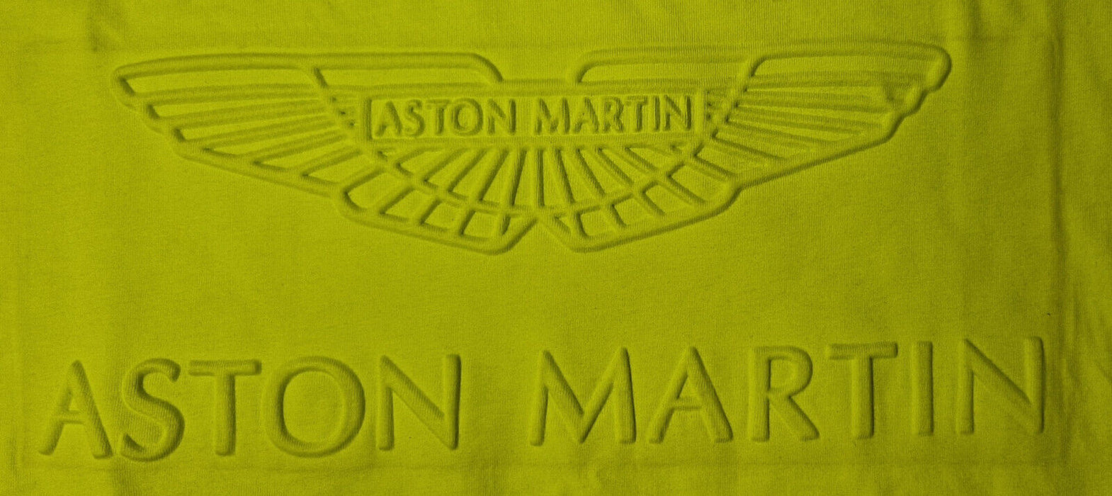 Hackett London Aston Martin T Shirt - Yellow Medium