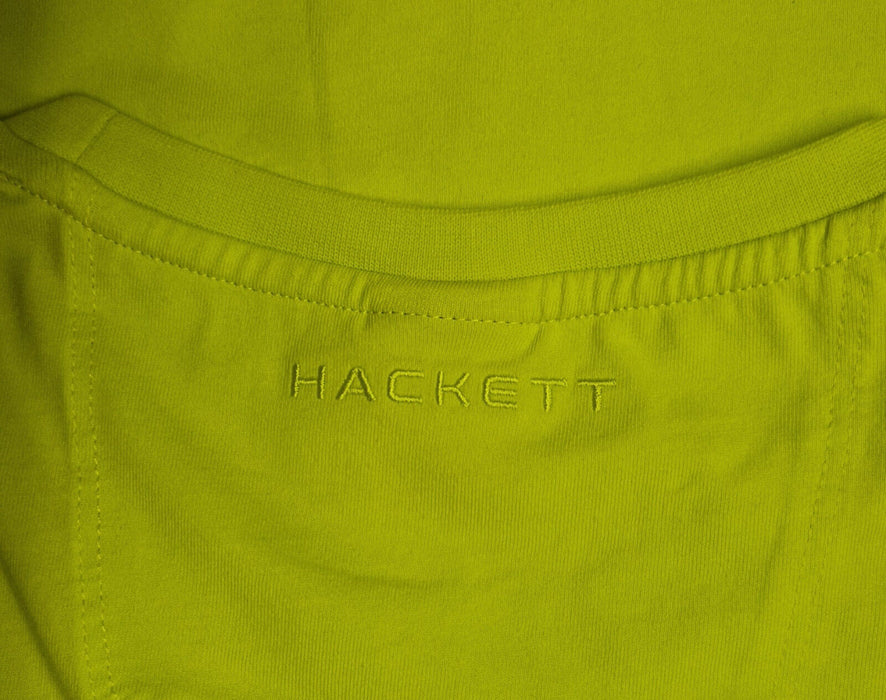 Hackett London Aston Martin T Shirt - Yellow Medium