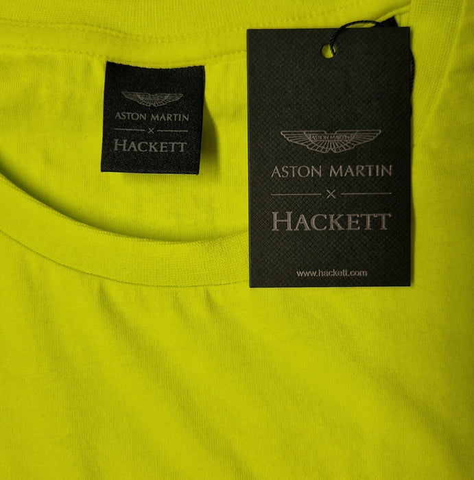 Hackett London Aston Martin T Shirt - Yellow XL