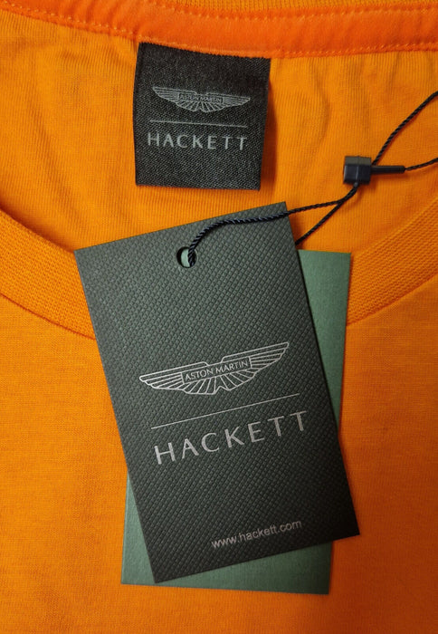 Hackett London Aston Martin T Shirt Orange Medium