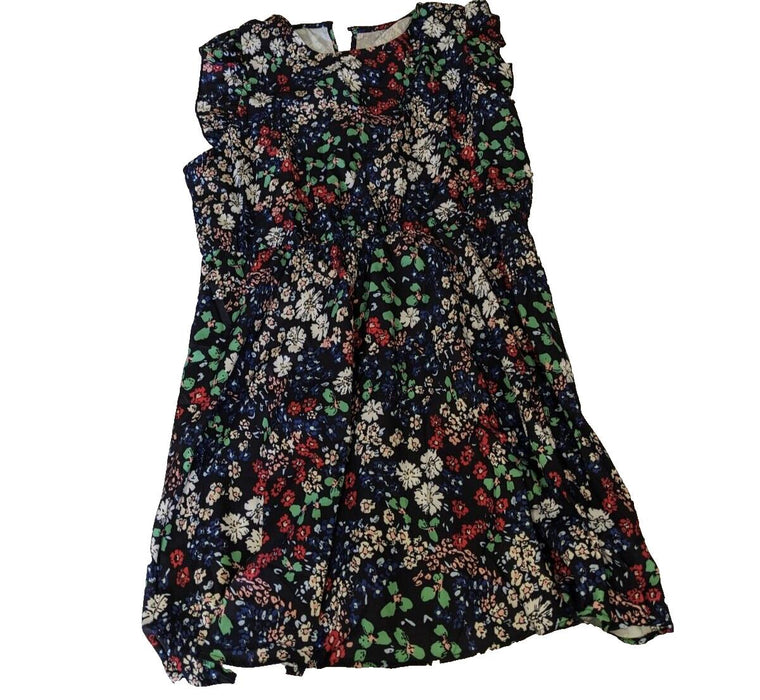 Floral Print Dress Navy 2XL