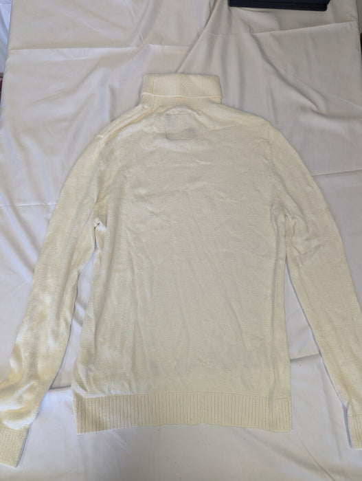 Hollister White Turtle Neck Small