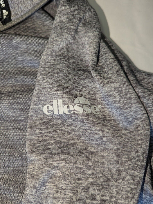 Ellesse Grey Activewear Quarter Zip Top - XLarge