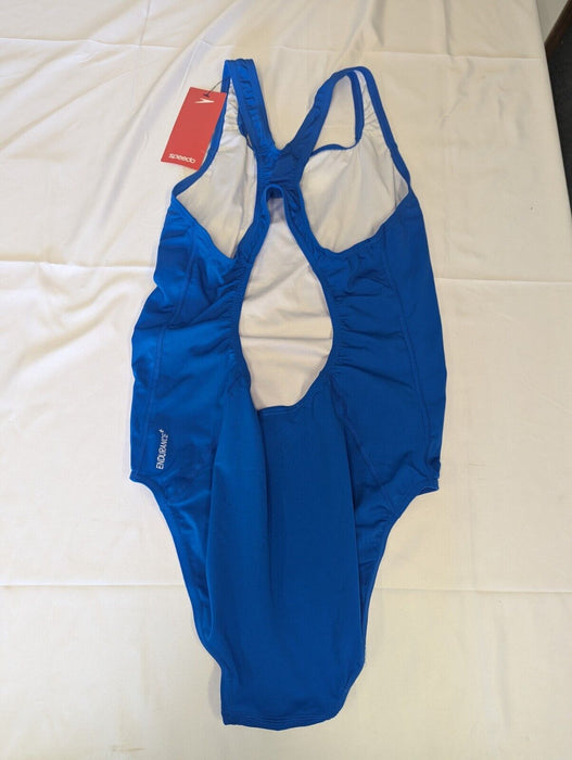 Speedo Womans Blue Swimsuit Medalist AF GB 20/42