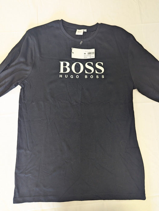 Hugo Boss Boys Black Long Sleeve Top 16 Years