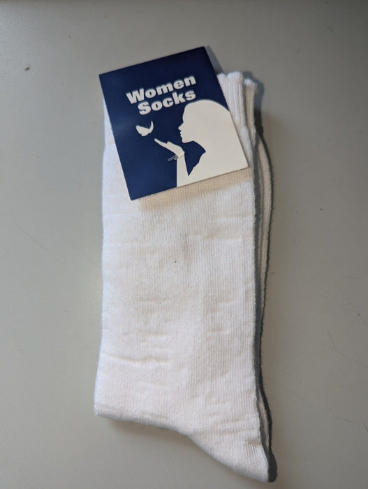 Womans Pair of Socks White