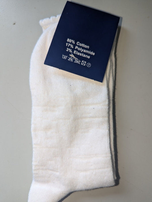 Womans Pair of Socks White