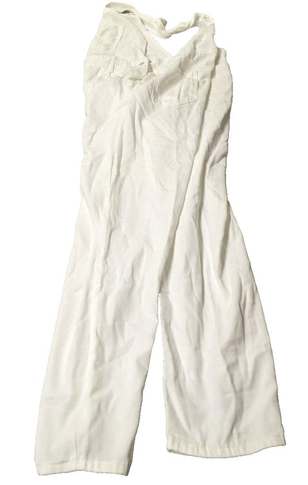 White Denim Dungarees Size 2XL