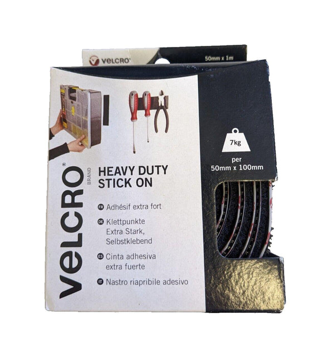 Velcro Stick-On Tape 50mm x 100mm