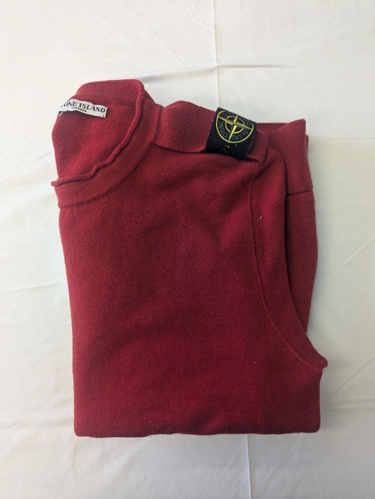 Stone Island Red Knit Jumper XXL