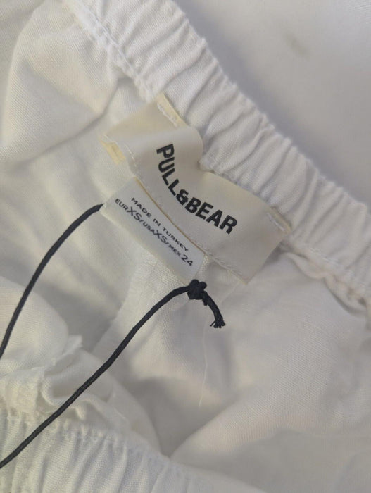 Pull & Bear Trousers White Womans XS