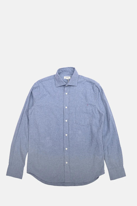 Hartford Buttoned Shirt Blue Medium