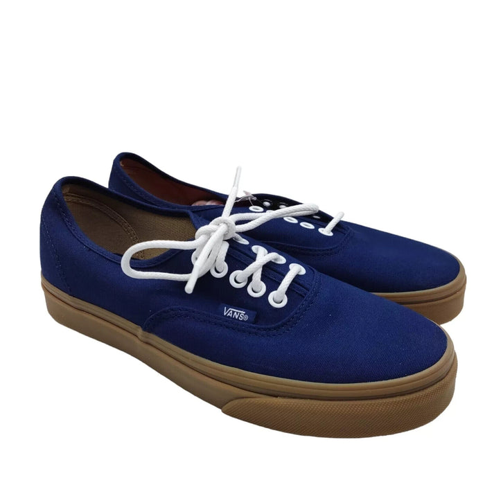 Vans authentic gumsole eclipse trainers navy