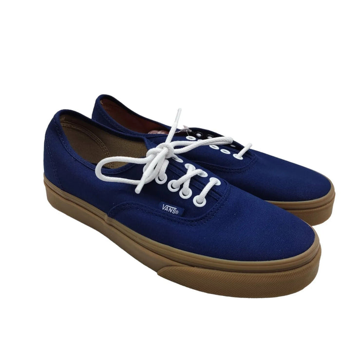 Vans authentic gumsole eclipse trainers navy