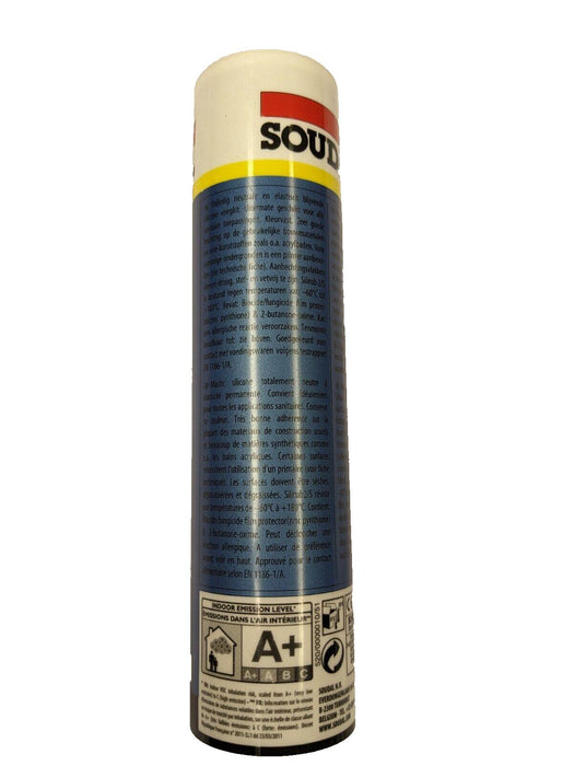 Soudal Silirub LMN Neutral Silicone Sealant, Low Modulus, 300ml