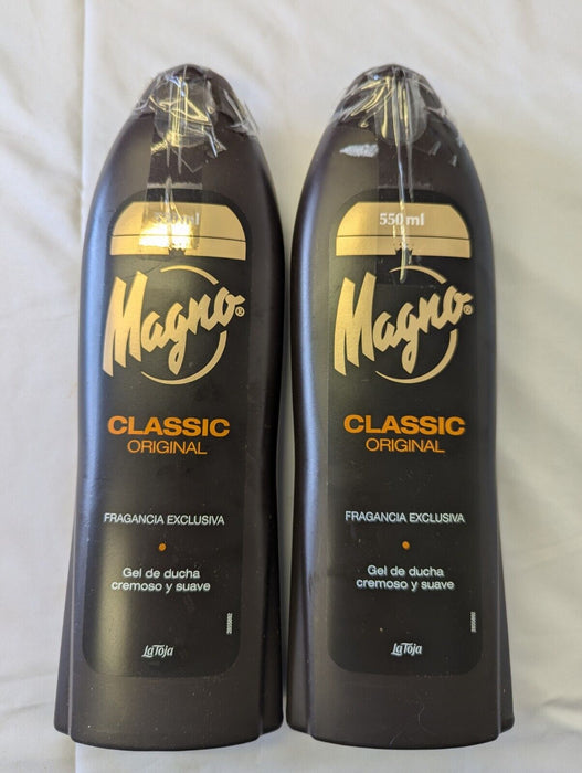 2X Magno Shower Gel Classic Original 550ml