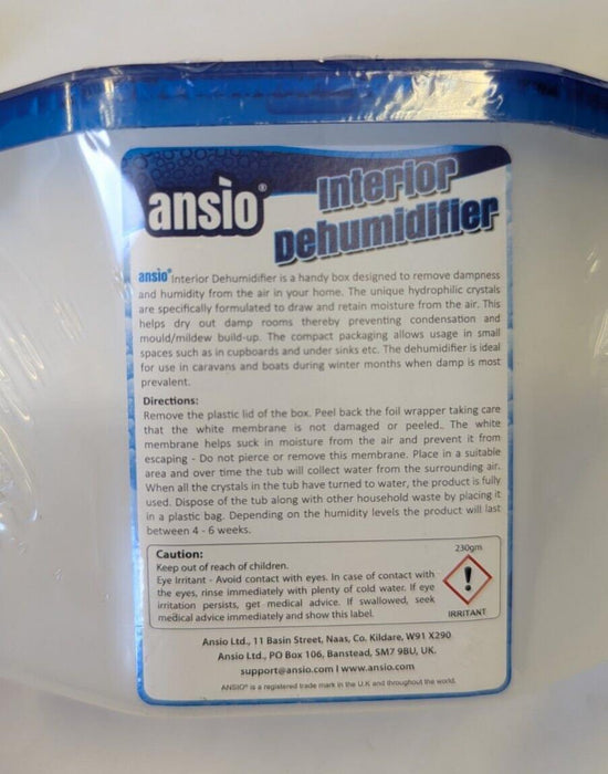 3 Pack of ANSIO Dehumidifier Condensation Remover Moisture Absorber