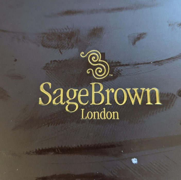 Sage Brown Genuine Leather Wallet - With Initials SMJC