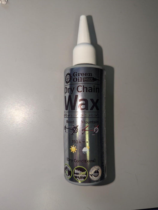 Green Oil Dry Chain Wax 100ml (Biodegradable Lube For Dry Conditions)