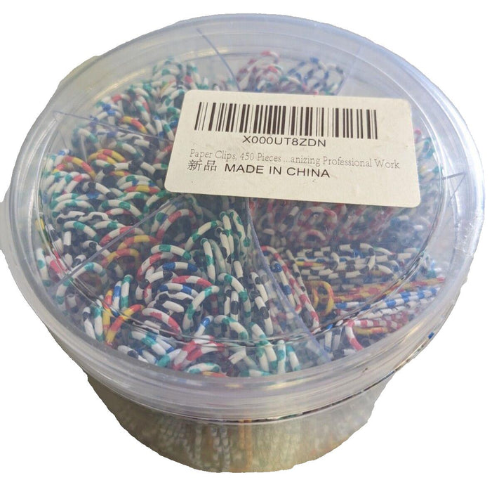 Paper Clips 450 pcs Multicoloured